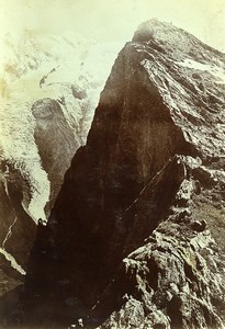 France Alps Haute-Savoie Brevent Summit Old Photo Villeneuve 1900