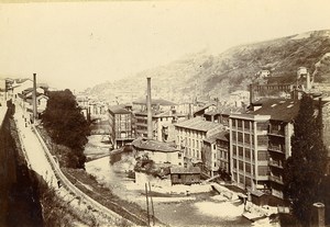 France Vienne la Cere Factories Industrial Buildings Old Photo Villeneuve 1900