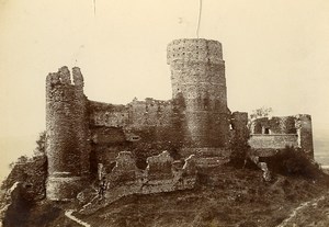 France Vienne La Batie Feudal castle Ruins Old Photo Villeneuve 1900