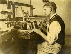 Royaume Uni Willesden atelier photographique Objectifs Dallmeyer ancienne photo 1930