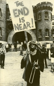 USA Minneapolis University Antiwar Demonstration Old Photo 1969
