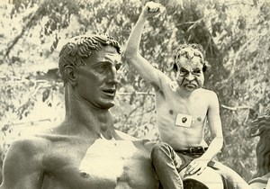 USA Washington Antiwar Demonstration Boy Scout Memorial Old Photo 1970