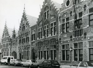 Belgium Bruges Historical Flemish City Facades Old Art Photo Deplechin 1970