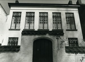 Belgium Bruges Historical Flemish City House Façade Old Art Photo Deplechin 1970