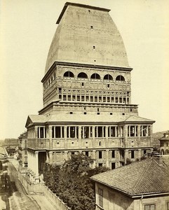 Italy Turin Torino Mole Antonelliana Architecture Old Photo 1880