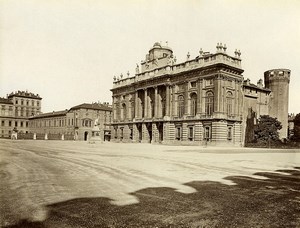 Italy Turin Torino Palazzo Madama Architecture Old Photo 1880 #1