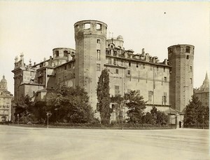 Italy Turin Torino Palazzo Madama Architecture Old Photo 1880 #2