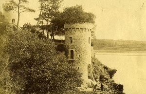 France Brittany La Rance Le Chene Vert Castle Old Photo 1890