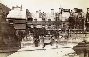 France Paris Hotel de Cluny Architecture Old Photo 1890