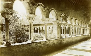 France Moissac Cloister & Albi cathedral interior Old Photo 1890