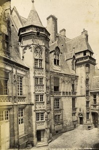 France Bourges Palais Jacques-Coeur & Loches Door of the Crypt 2 Old Photos 1890