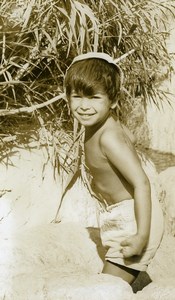 Israel Amiram Little Israeli Boy Child Old Photo Francis Maziere 1969