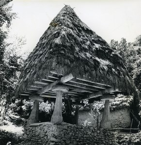 Iran Djafar the little Iranian Thatched Roof Hut Photo Dominique Darbois 1968