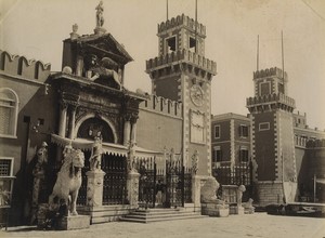 Italy Venice Venezia Arsenal Old Photo Salviati 1880