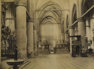 Italy Venice Venezia Santa Maria Gloriosa dei Frari Old Photo Salviati 1880