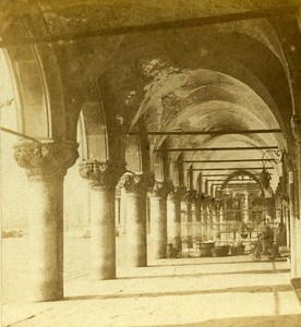 Ducal Palace Gallery Venice Italy Old Stereo Photo Furne et Tournier 1859