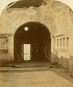 Spa House Pompeii Italy Old Stereo Photo Alexis Gaudin 1859
