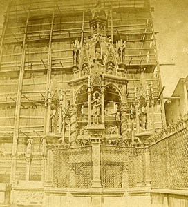 Scaligeri Tomb Verona Italy Old Stereo Photo 1859