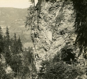 Austria Tyrol Peissenberg Old Stereoview Photo 1900