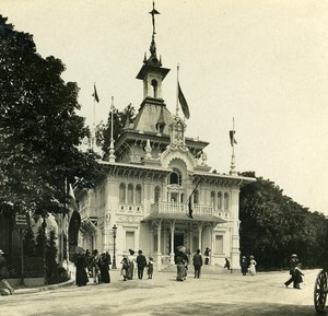 Transvaal Palace Paris World Fair France Old Stereo Photo 1900