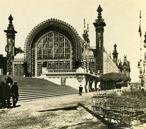 Horticultural Palace Paris World Fair France Old Stereo Photo 1900