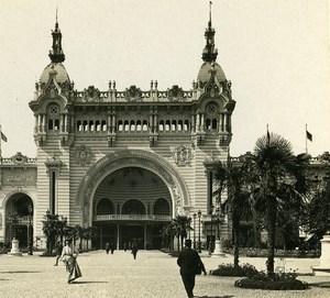 Mechanical Palace Paris World Fair France Old Stereo Photo 1900