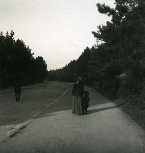 Germany Hamburg Public Garden Old NPG Stereoview Photo 1900