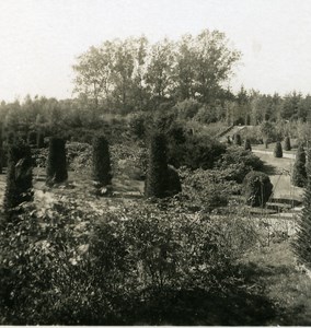 Germany Hamburg Public Garden Old NPG Stereoview Photo 1900