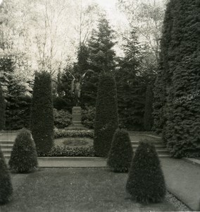 Germany Hamburg Public Garden Old NPG Stereoview Photo 1900