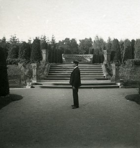 Germany Hamburg Public Garden Old NPG Stereoview Photo 1900