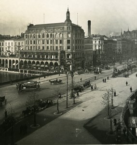 Germany Hamburg Jungfernstieg Old NPG Stereoview Photo 1900