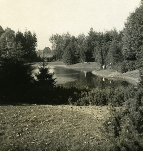 Germany Hamburg Ohlsdorf Cemetery Old NPG Stereoview Photo 1900