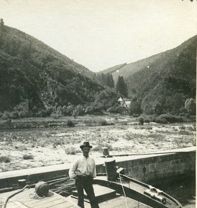 Belgium Anseremme Meuse Valley Old Stereoview Photo Possemiers 1900