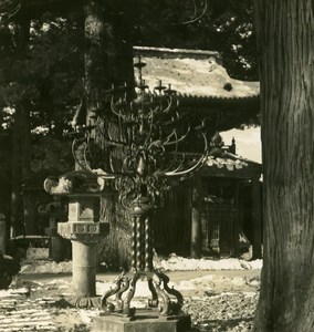 Japan Nikko Temple of Jeyasu Old Stereoview Photo NPG 1900