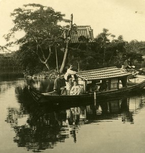 Japan Tokyo Floating Hotel Old Stereoview Photo NPG 1900