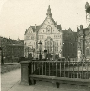 Germany Dresden Georgenthor Place old Stereoview Photo NPG 1900