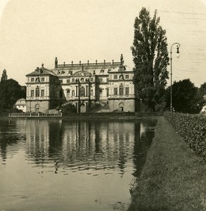 Germany Dresden Castle old Stereoview Photo NPG 1900