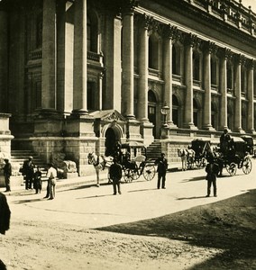 Italy Naples Arcade old Stereoview Photo NPG 1900