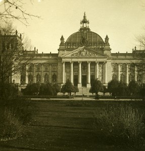 Germany Berlin Reischtag old Stereoview Photo NPG 1900