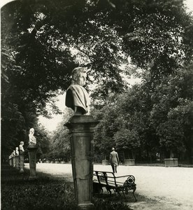 Germany Berlin Charlottenburg Park old Stereoview Photo NPG 1900