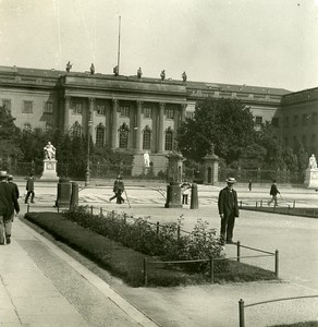 Germany Berlin University old Stereoview Photo NPG 1900