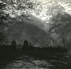 France Corsica Vizzavona Monte d Oro old Stereoview Photo 1920