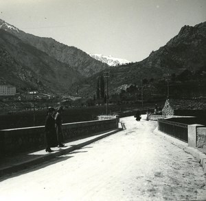 France Corsica Corte Restonica Valley old Stereoview Photo 1920