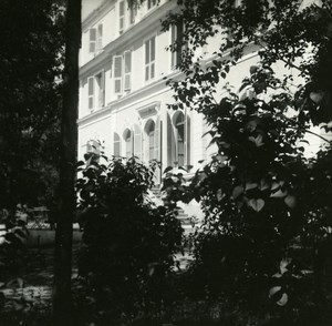 France Corsica Corte Hotel du Parc old Stereoview Photo 1920