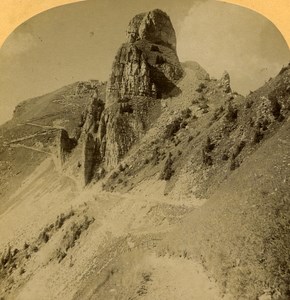 Switzerland Alps Schynige Platte Cumihorn old Gabler Stereo Photo 1885