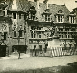 France Grenoble Courthouse Instantaneous old Stereo SIP Photo 1900