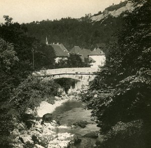 France Alps Grande Chartreuse Instantaneous old Stereo SIP Photo 1900