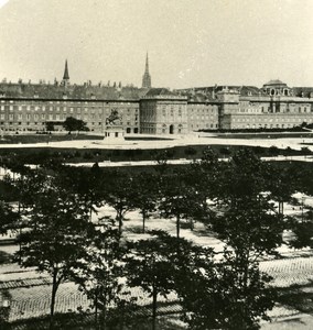 Austria Wien Place Panorama old NPG Stereo Photo 1900