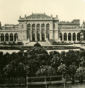 Austria Wien Kursalon old NPG Stereo Photo 1900