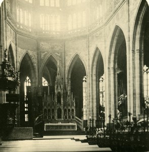 Austria-Hungary Prague Cathedral St.-Veits-Dom old NPG Stereo Photo 1900